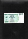 Zimbabwe 25000000 25 000 000 dollars 2008 aunc-unc seria1340344