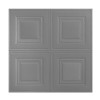 Tapet 3D Autoadeziv Gri, Relief Patrate, 70x70cm, Spuma PE, Decor Modern, Usor de Instalat