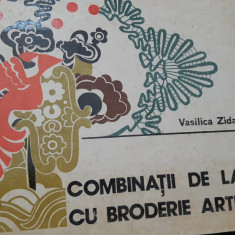 COMBINATII DE LASETA CU BRODERIE ARTISTICA