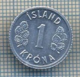 AX 136 MONEDA - ISLANDA - 1 KRONA -ANUL 1980 -STAREA CARE SE VEDE, Europa