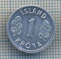 AX 136 MONEDA - ISLANDA - 1 KRONA -ANUL 1980 -STAREA CARE SE VEDE