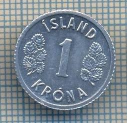 AX 136 MONEDA - ISLANDA - 1 KRONA -ANUL 1980 -STAREA CARE SE VEDE foto