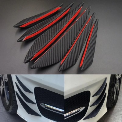 Set 4 buc. aripioare ornamentale bara tuning, culoare carbon AVX-T220720-1 foto