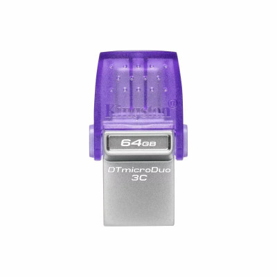 Memorie DataTraveler microDuo 3C KINGSTON 256GB dual USB-A + USB-C DTDUO3CG3/256GB foto