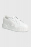 Puma sneakers din piele Karmen L culoarea alb 384615