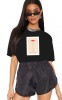 Tricou dama negru - Cocktail Kiss - 2XL, THEICONIC