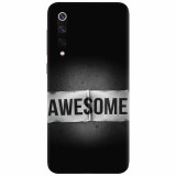 Husa silicon pentru Xiaomi Mi 9, Awesome Label Dark