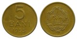 z695 ROMANIA 5 BANI 1955 aUNC APROAPE NECIRCULATA piesa de colectie