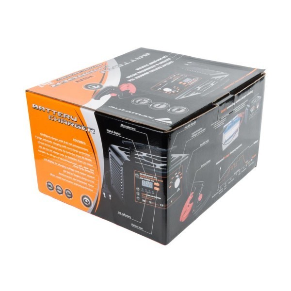 Incarcator acumulator auto Automax 3 in 1 (incarcator 12V 8A-15A, 24V 4A-7.5A, tester baterie si alternator, starter 12V 50A)