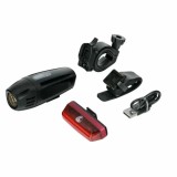 Set de lumini LED pentru bicicleta fata si spate reincarcabile cu alimentare de la USB Garage AutoRide, Lampa