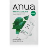 Anua Heartleaf 77 Soothing Mask mască textilă calmantă cu efect de hidratare 25 ml