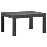Cumpara ieftin Masa de gradina, antracit, 58x58x41 cm, PP ratan