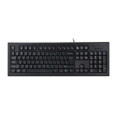 Tastatura a4tech krs85 cu fir 104 taste format standard usb negru foto