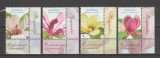 ROMANIA 2025 MAGNOLII - flori Serie 4 timbre LP.2505 MNH**