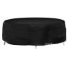 VidaXL Husă mobilier tip insulă, 10 ocheți, rotund, &Oslash;236x67 cm