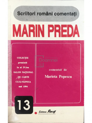 Marieta Popescu - Marin Preda (editia 1995) foto