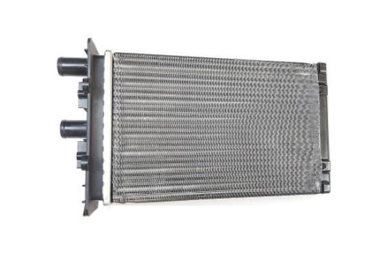 Radiator Incalzire VW Transporter T4, 05.1996-03.2004, motor 1.9 D/TD; 2.4 D; 2.5 TDI, diesel, tip Behr; aeroterma suplimentara, aluminiu mecanic/pla