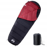 VidaXL Sac de dormit tip mumie pentru adulți de camping, 3 anotimpuri