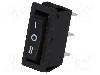 Intrerupator ON-OFF-ON, 3 pozitii, SP3T, {{Producator}} - RS1033C6BK