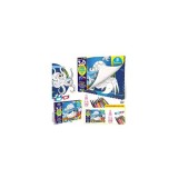 Carte de colorat lavabilă cu ochelari 3D - Oceanul