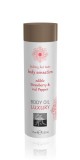 Ulei De Corp Luxuriant Comestibil - Capsuni + Piper Rosu, 75 ml