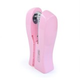 Capsator plastic Rapesco Stand-up 20 coli roz fondant