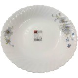 Set 6 Farfurii Adanci Opal Alb Flori Cok Amelia 22cm 161-0001 CNN49192