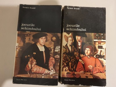 Jocurile schimbului - Fernand Braudel - 2 volume foto