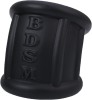 Manson testicule Stretchy Silicone Negru