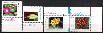 SALVADOR 1986, Flora, MNH, serie neuzata foto