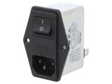 Conector Alimentare AC Soclu Tată 2A 250VAC IEC 60320
