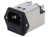 Conector Alimentare AC 2A 250VAC IEC 60320