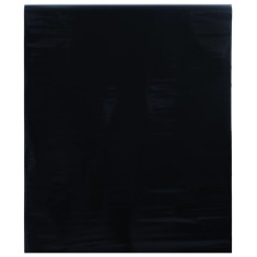 Folie pentru fereastră statică, negru mat, 60x1000 cm, PVC foto