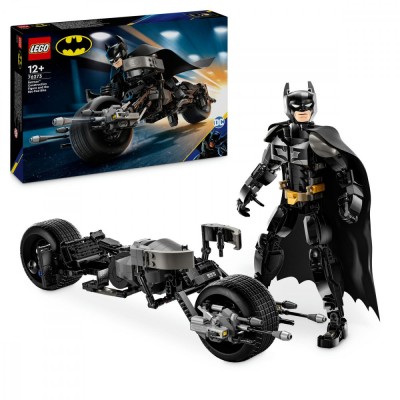 Figurina de constructie Batman&amp;trade; si motocicleta Bat-Pod foto