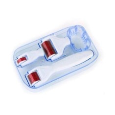 Aparat FOXMAG24 de intretinere faciala si corporala 4 in 1, dispozitiv cu ace, alb/rosu