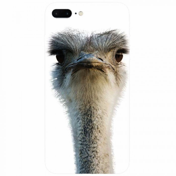 Husa silicon pentru Apple Iphone 8 Plus, Emu