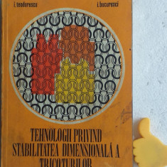 Tehnologii privind stabilitatea dimensionala a tricoturilor Ioan Bucurenci