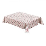 Fată de Masă Decorativă, Model Gnome de Crăciun, Culoare Gri, Mărime 180x140cm, Material PEVA, Oem