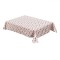 Fată de Masă Decorativă, Model Gnome de Crăciun, Culoare Gri, Mărime 180x140cm, Material PEVA