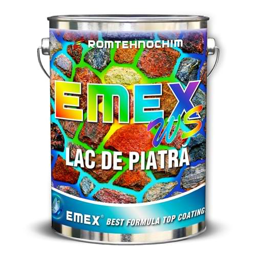 Lac Acrilic pentru Piatra &ldquo;Emex WS&rdquo; - Transparent - Bid. 20 Kg