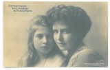5836 - Queen MARY, Maria, &amp; Princess MARIA, Regale, Royalty, Romania - old postcard - unused