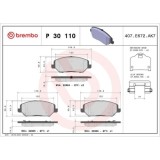 Placute frana Hyundai I30 (Pde Pd Pden) 11.16-, I30 Estate (Pde) 03.17-, I30 Estate Van (Pde) 03.17-, I30 Fastback (Pde Pden) 06.17-, I30 Hatchback V, BREMBO