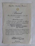 BREVET A 40 A ANIVERSARE A REVOLUTIEI DE ELIBERARE SOCIALA SI NATIONALA