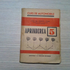 APRINDEREA - Curs de Automobile nr. 5 - Ioan Andrei - 1946, 112 p.