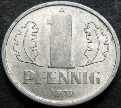 Moneda 1 PFENNIG RDG - GERMANIA DEMOCRATA, anul 1979 *cod 2801 A foto