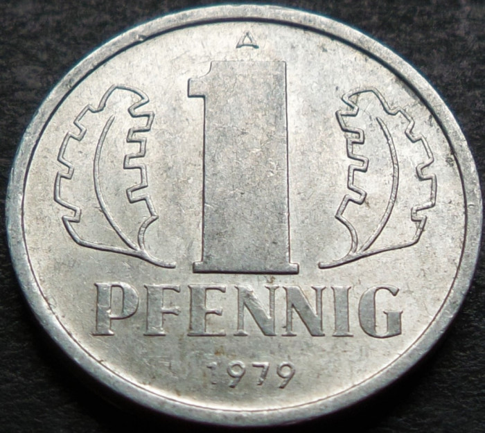 Moneda 1 PFENNIG RDG - GERMANIA DEMOCRATA, anul 1979 *cod 2801 A