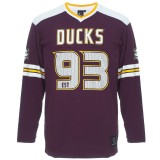 Anaheim Ducks tricou de bărbați cu m&acirc;necă lungă Hockey Heavy Jersey - M, Majestic