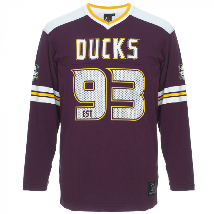 Anaheim Ducks tricou de bărbați cu m&acirc;necă lungă Hockey Heavy Jersey - M