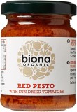 Sos Pesto Rosu Bio 120 grame Biona, Biona Organic
