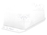 Carcasă universală Hammond 1591XXLFLGY 57x87x40mm cu lame de fixare